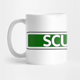 Scum St Street Sign Mug